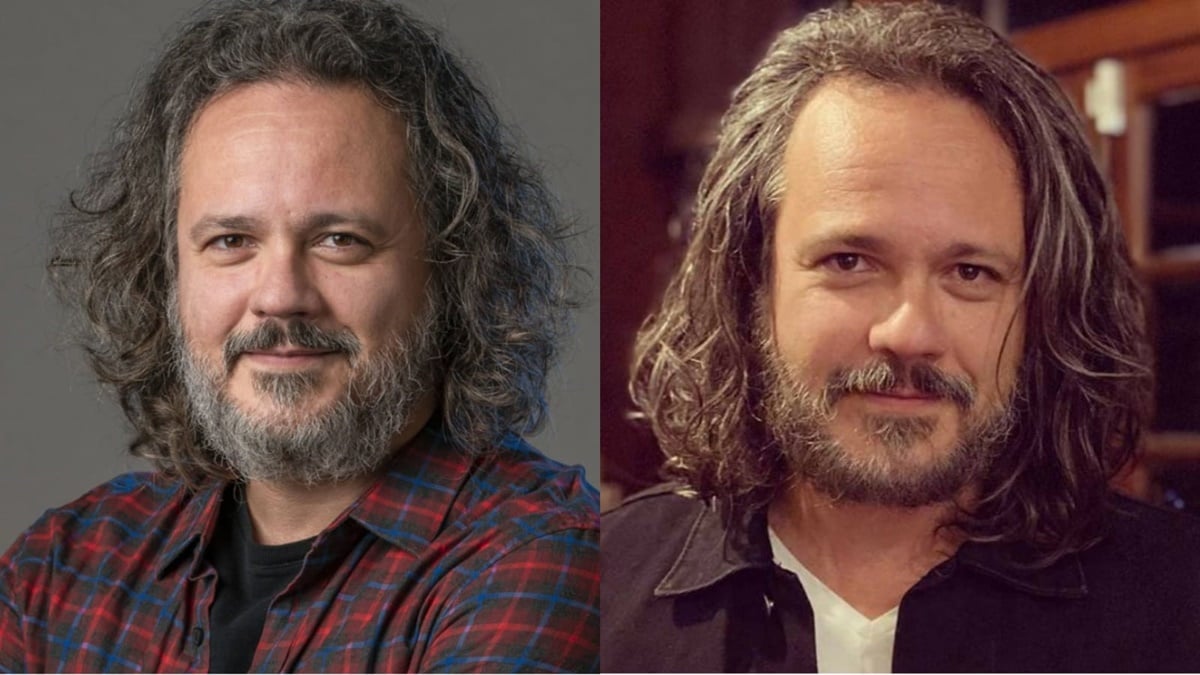 O ator Danton Mello mais recentemente aos 47 anos