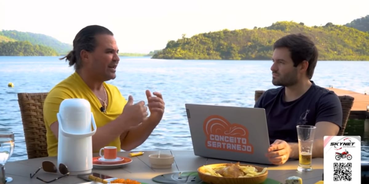 Eduardo Costa contou dificuldades que enfrentou na pandemia (Reprodução: Youtube)