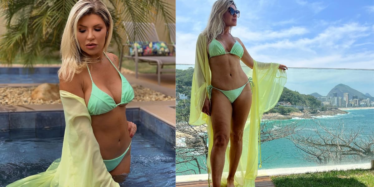 Eliane Gerloff puxou fio-dental no limite e não parece ter a idade que tem (Reprodução: Instagram)