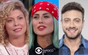 Bárbara, Tati e Vini estão na roça de A Fazenda 14 (Foto: Reprodução / PlayPlus / Montagem TV Foco)