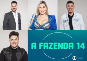 Shay, Deolane, Thomaz e Lucas Santos correm risco em A Fazenda 14 (Foto: Reprodução / PlayPlus)