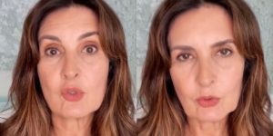 Fátima Bernardes desabafou em vídeo nas redes sociais (Foto: Reprodução)