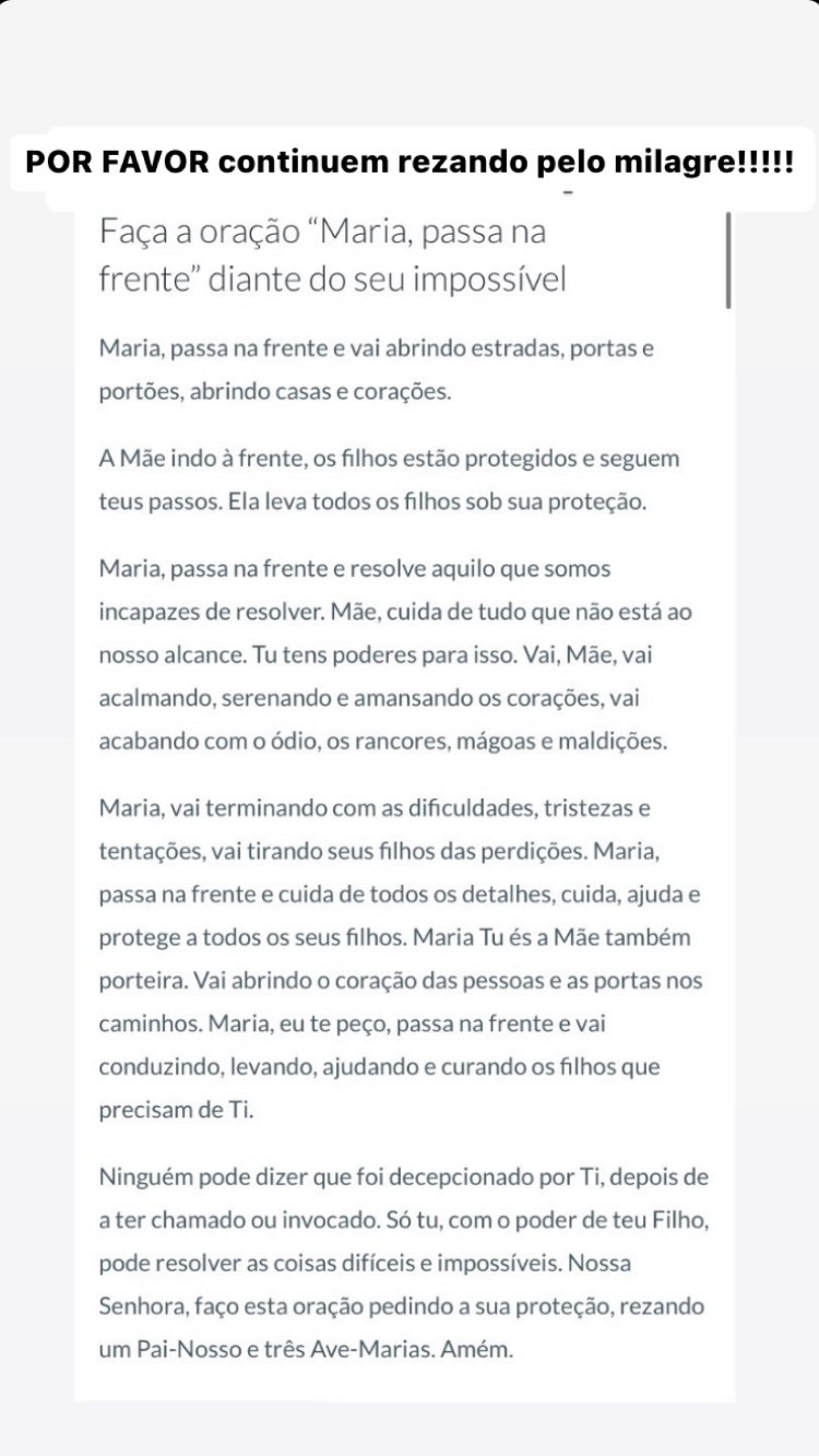 Filha de Susana Naspolini fez um apelo pelas redes sociais (Foto Reprodução/Internet)
