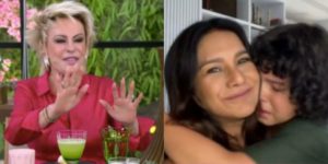 Ana Maria, Dira Paes e herdeiro (Reprodução)