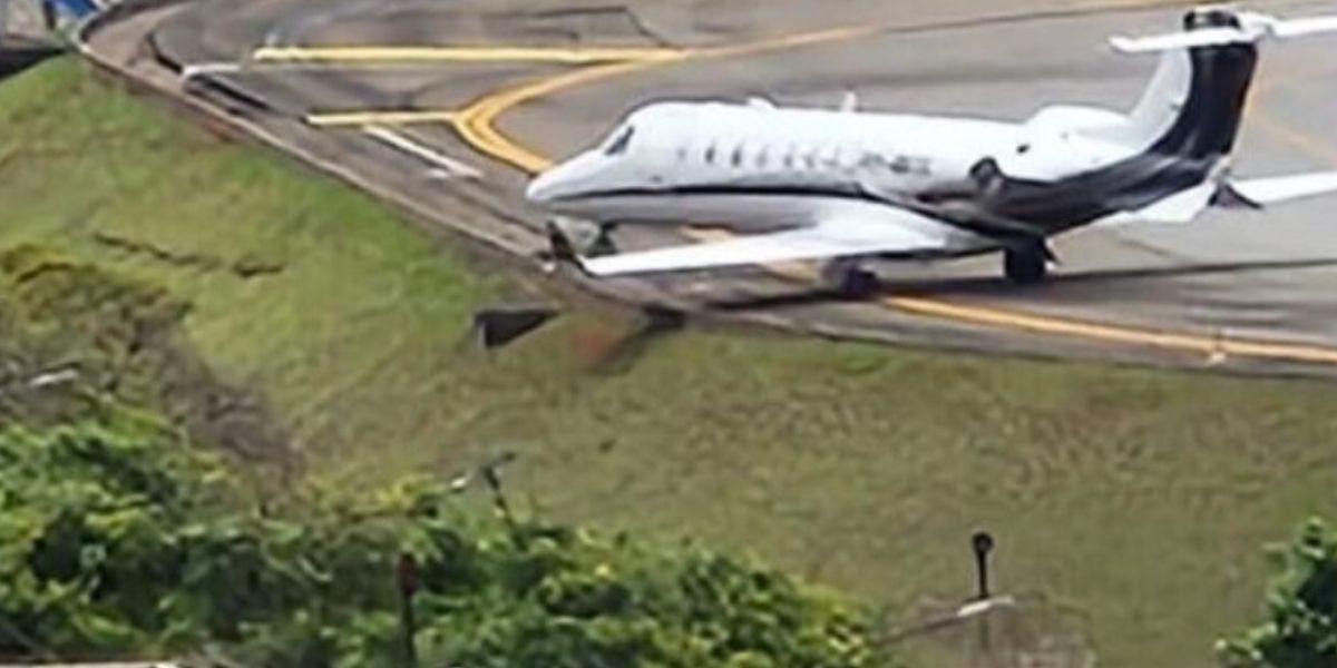 De acordo com Reinaldo Gottino, avião deveria ser retirado rapidamente (Reprodução)