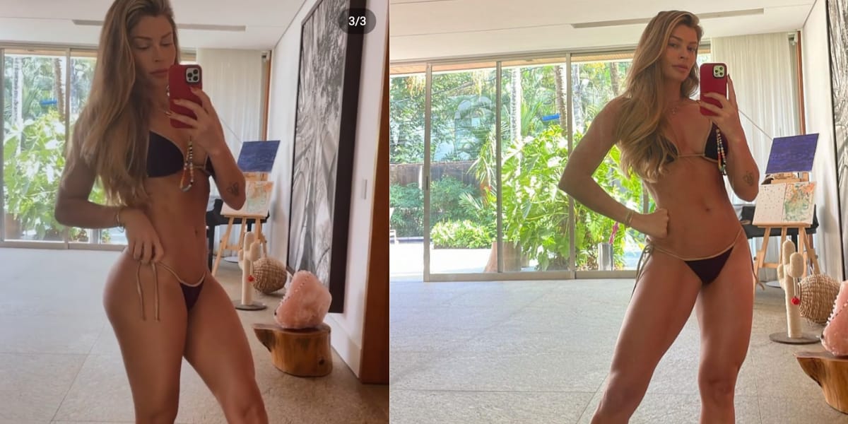A atriz Grazi Massafera surge em suas redes sociais sempre muito sensual (Reprodução: Instagram)