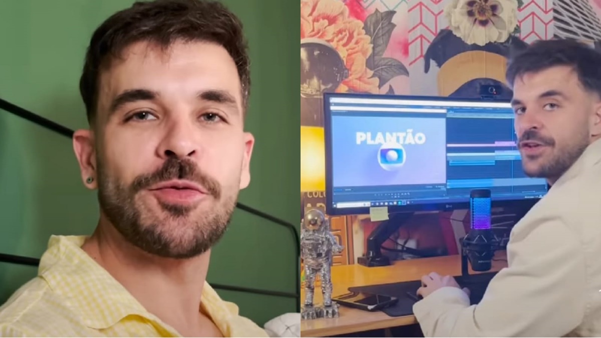 Gui Sousa, roteirista e comediante, explica em vídeo como fez vídeo falso de Plantão da Globo com invasão extraterrestre