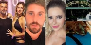 Bruno Gagliasso, Giovanna Ewbank, Thiago Gagliasso, Sandy e artista da Globo (Reprodução)