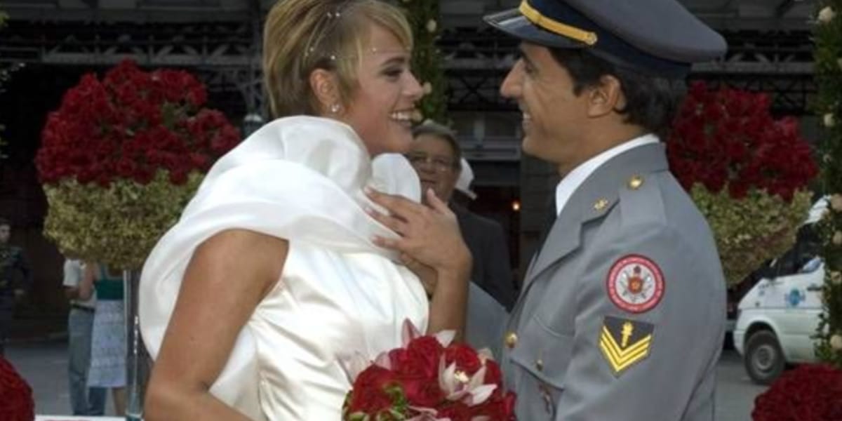 Leonardo Brício e Juliana Silveira em 'Chamas da Vida' (Reprodução: Record)