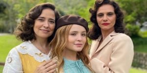 Paloma Duarte, Larissa Manoela e Manu Galli nos bastidores de 