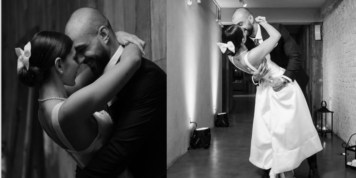 Letícia Wiemann e Rogério completaram 2 anos de casamento (Reprodução: Instagram)