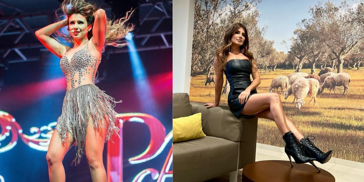 A cantora costuma usar vestidos curtos em suas apresentações no palco (Reprodução: instagram)