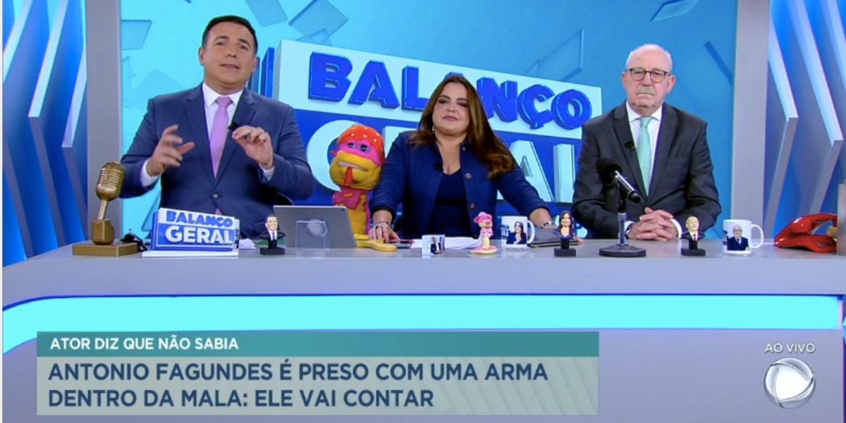 Reinaldo Gottino mostra entrevista de Antonio Fagundes sobre fichamento (Reprodução)