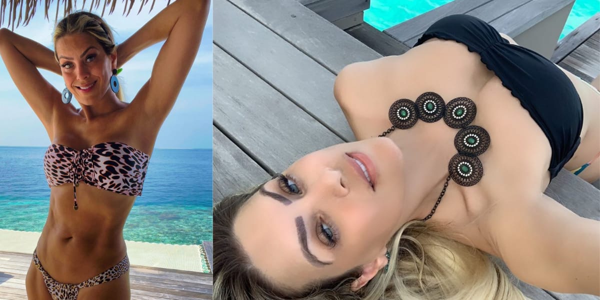 A contratada da Band aproveita suas férias em belas praias e ilhas paradisíacas (Reprodução: Instagram)