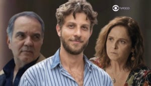 Travessia - Stenio desconfia de Guerra, Ari esbanja dinheiro do sogro e Brisa deixa Núbia em choque (Foto: Reprodução / Globo / Montagem TV Foco)