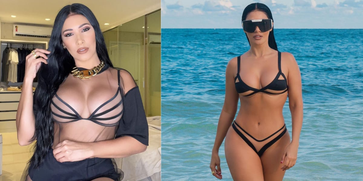 A cantora gosta de usar biquínis ousados em sua visitas na praia (Reprodução: Instagram)