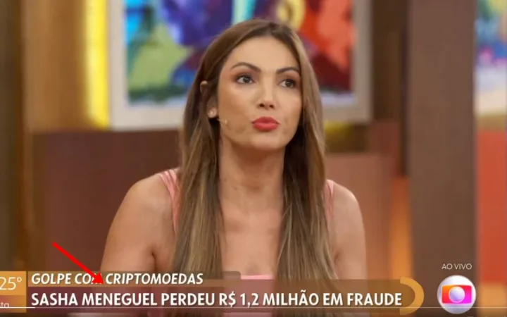 Patrícia Poeta comete gafe com Sasha (Foto: Reprodução)