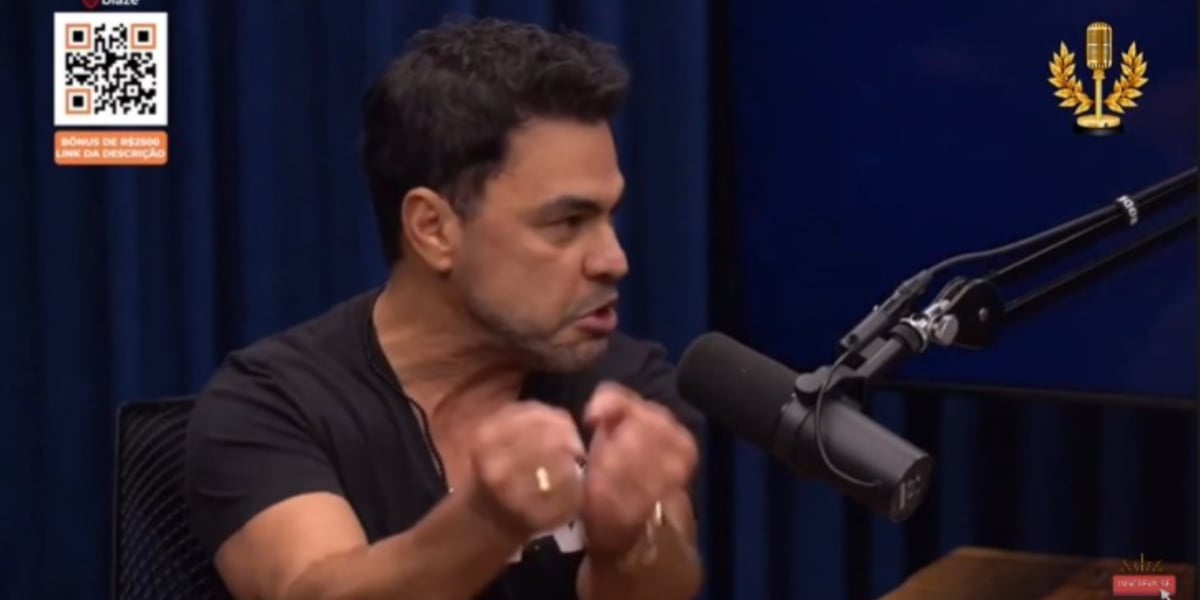 Zezé deu lição em Luciano Camargo - Foto: Reprodução