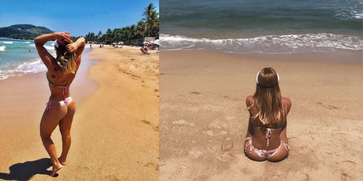 Zilu Godoy surge com fio-dental no limite e prova que deixa muita novinha no chinelo (Reprodução: Instagram)