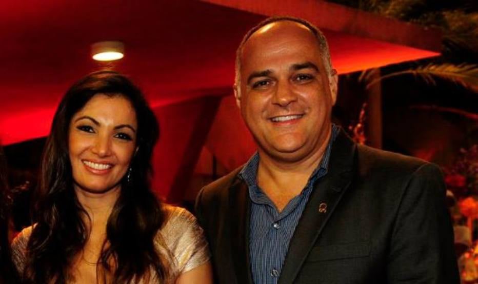 Patrícia Poeta e Amauri Soares (Foto: Reprodução)