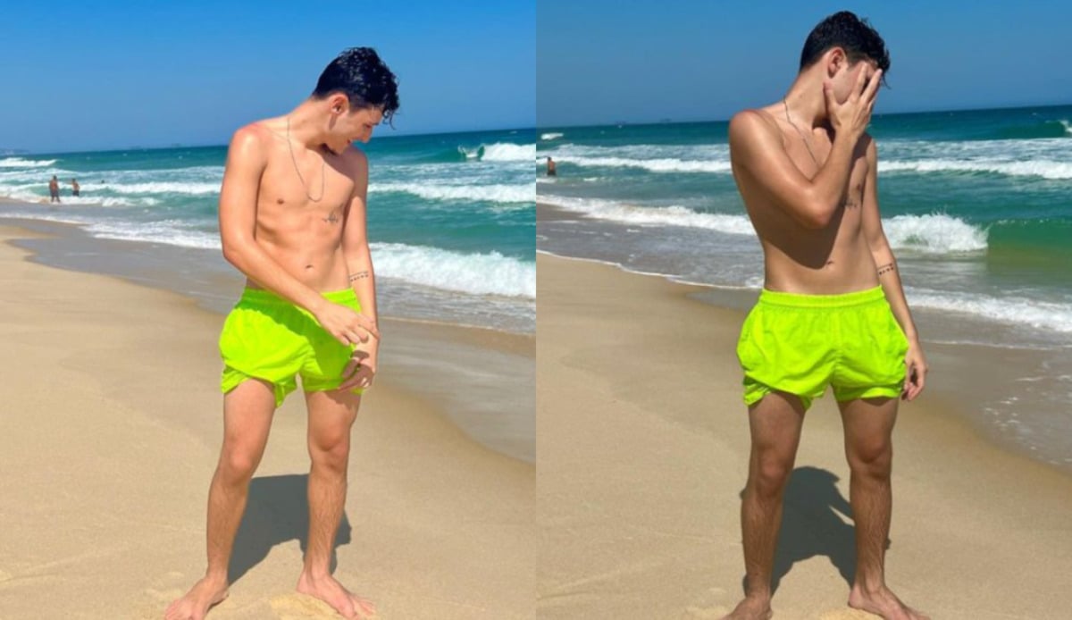 ator mirim , que despontou em "A Grande Família" cresceu e hoje arranca suspiros nas redes sociais (Foto Reprodução/Tv Foco)