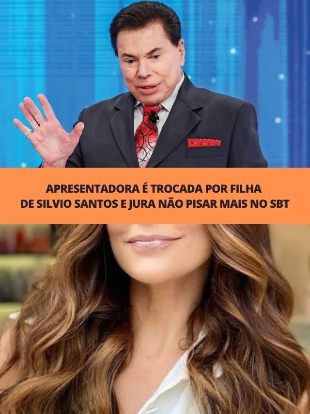 Apresentadora é trocada por filha de Silvio e jura não pisar no SBT