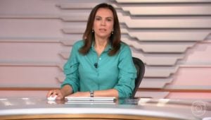 Ana Paula Araújo na última edição do Bom Dia Brasil- Foto: Reprodução/Globo