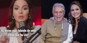 Esposa de Carlos Alberto faz desabafo furiosa e olha para às câmeras: “Estou falando aqui do que eu vivi” (Foto: Reprodução)
