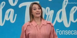 Catia Fonseca foi sincera ao falar sobre história de briga com apresentadora da RedeTV (Reprodução Band)