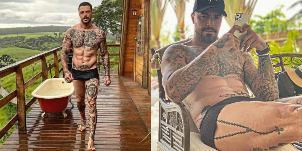 Felipe Titto se destaca pelo corpo musculoso (Foto: Reprodução/Instagram)
