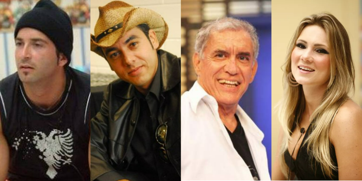 Buba, do "BBB 4", e André Cowboy, Nonô e Josy Oliveira do "BBB 9" (Foto: Reprodução/TV Globo) Buba, do "BBB 4", e André Cowboy, Nonô e Josy Oliveira do "BBB 9" (Foto: Reprodução/TV Globo)