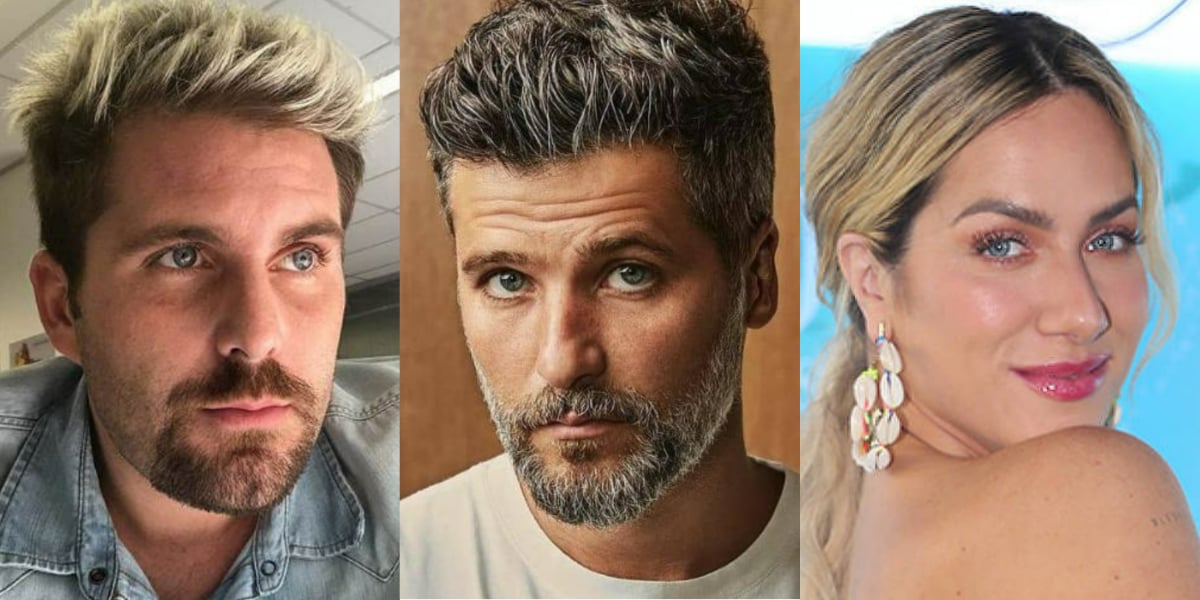 Thiago Gagliasso, Bruno Gagliasso e Giovanna Ewbank vivem guerra (Foto: Reprodução/Instagram/Thiago Bruno/Anderson Borde/AgNews)