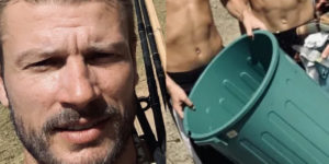 Rodrigo Hilbert surgiu em foto com os filhos bonitões (Imagem: Montagem/TV Foco)