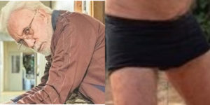 Moacyr Franco deixou muito novinho no chinelo só de sunga (Foto: Divulgação)