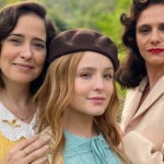 Paloma Duarte ao lado de outras atrizes de Além da Ilusão (Foto: Reprodução)