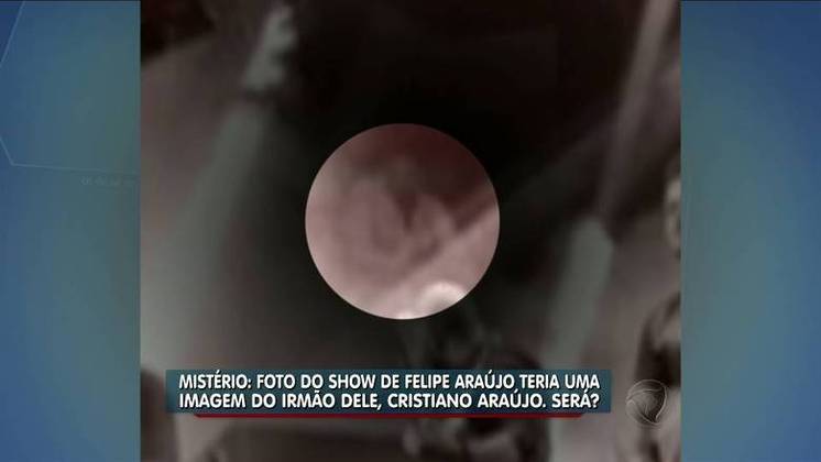 Imagem do suposto fantasma de Cristiano Araújo (Imagem: Reprodução)