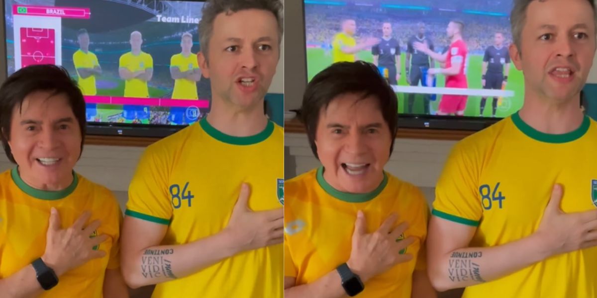 Lucas Lima, marido da Sandy, levou a internet a loucura ao mostrar em vídeo o que fez com o seu sogro, o cantor Xororó - Foto Reprodução