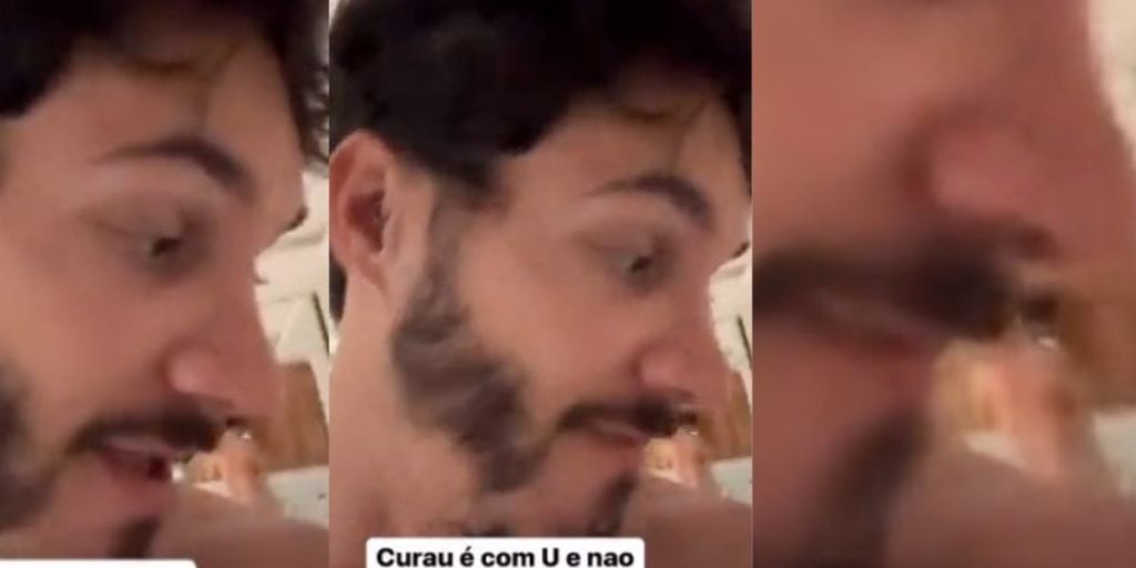 Ex-BBB Eliezer mostra parte íntima a gravar vídeo em momento que ia tomar banho - Foto Reprodução Instagram