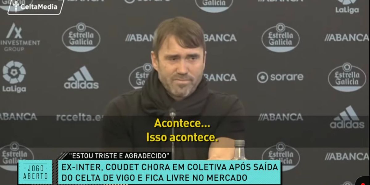 Jogo Aberto mostra ex-técnico do Internacional chorando em coletiva