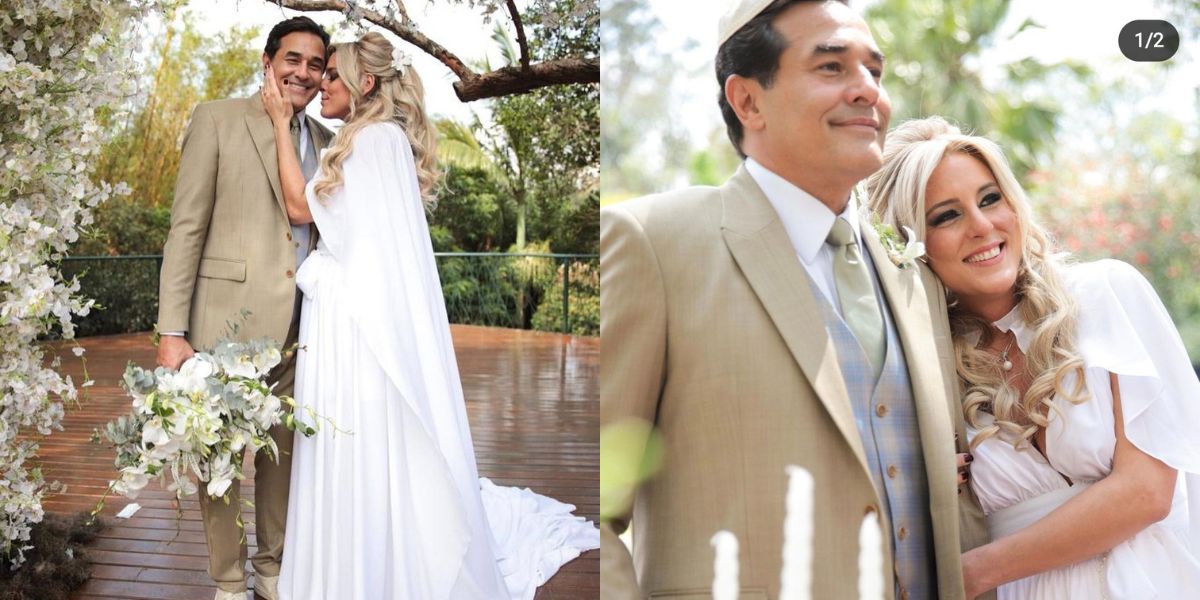 Luciano Szafir se casou recentemente com Luhanna Melloni