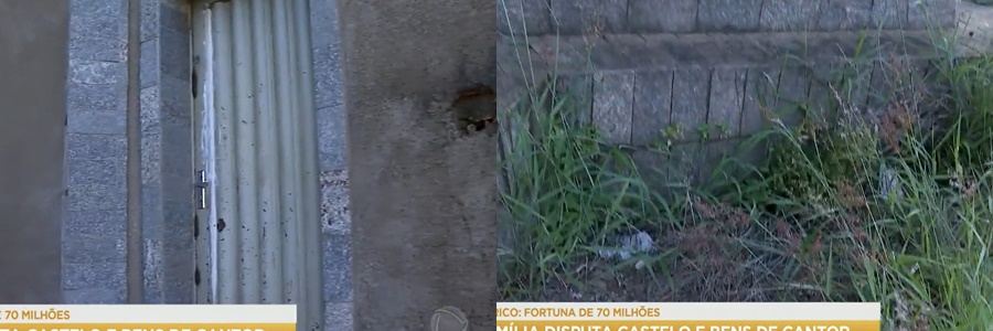 Matéria mostrou que a mansão tem sinais de abandono e depedramento
