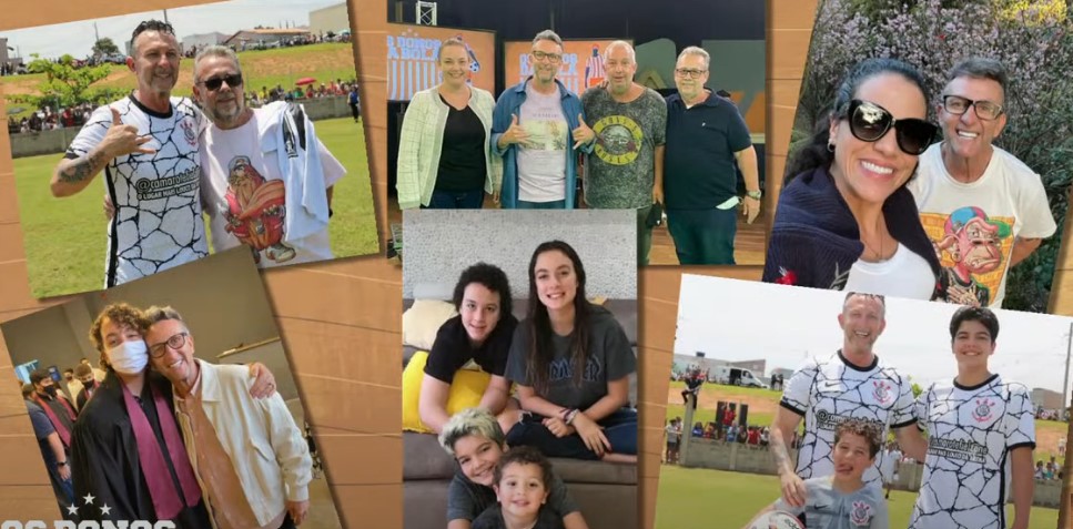 Neto foi homenageado durante o Donos da Bola Neto foi homenageado durante o Donos da Bola