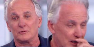 Otávio Mesquita não segura a emoção no Teleton (Reprodução)