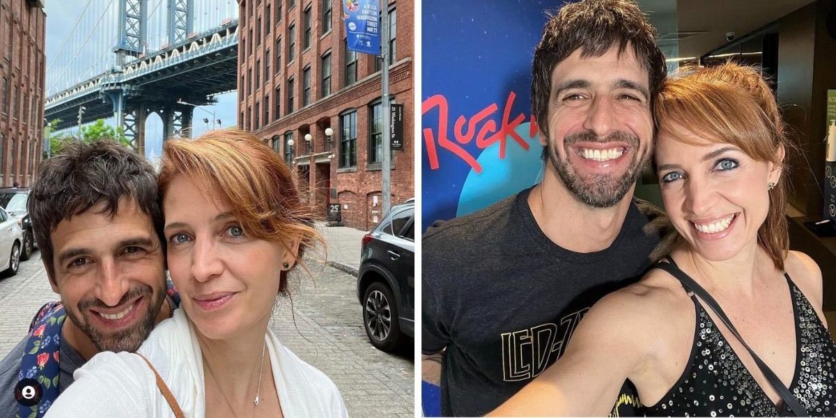 Poliana Abritta e seu marido Chico Walcacer