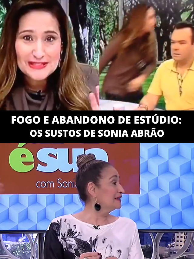 Incêndio e abandono de estúdio: Sonia Abrão passou por terror ao vivo