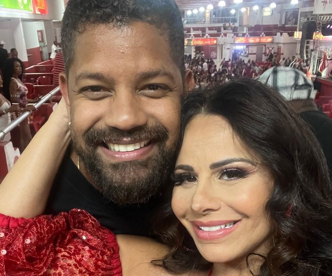 Viviane Araújo e o marido, o empresário Guilherme Militão (Foto: Reprodução)