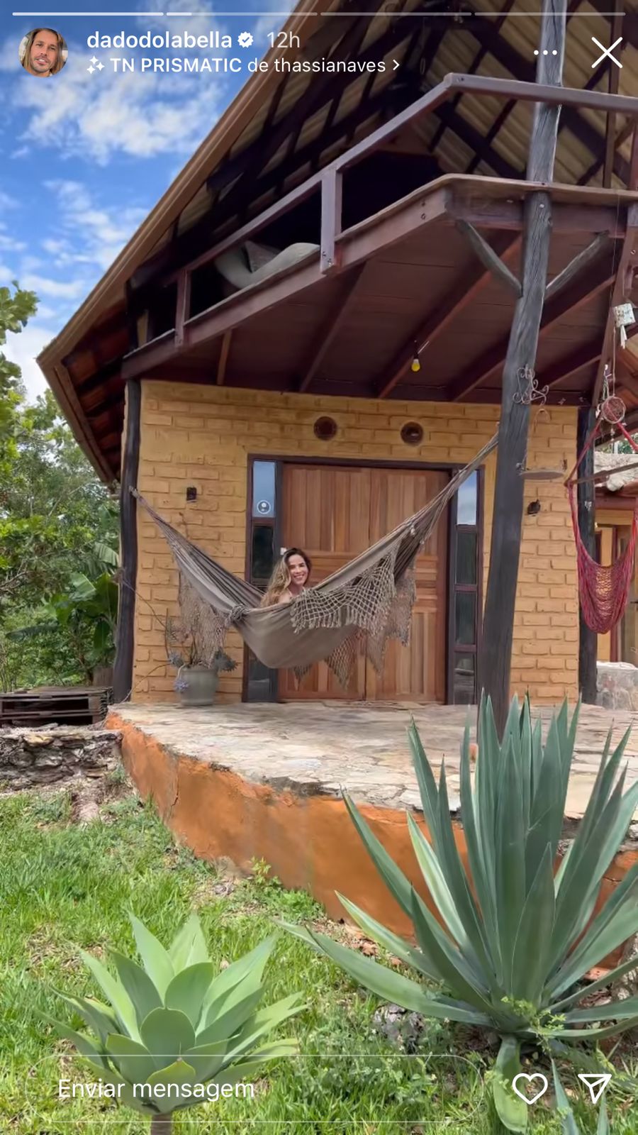 Casa onde Wanessa e Dado se isolaram (Reprodução) Casa onde Wanessa e Dado se isolaram (Reprodução)