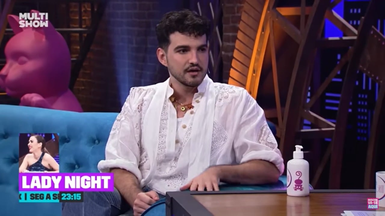 Jão em participação no Lady Night (Foto: Reprodução/YouTube)