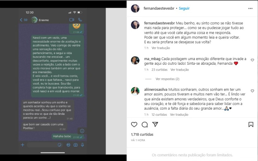 Post de Fernanda (Foto: Reprodução/Instagram)