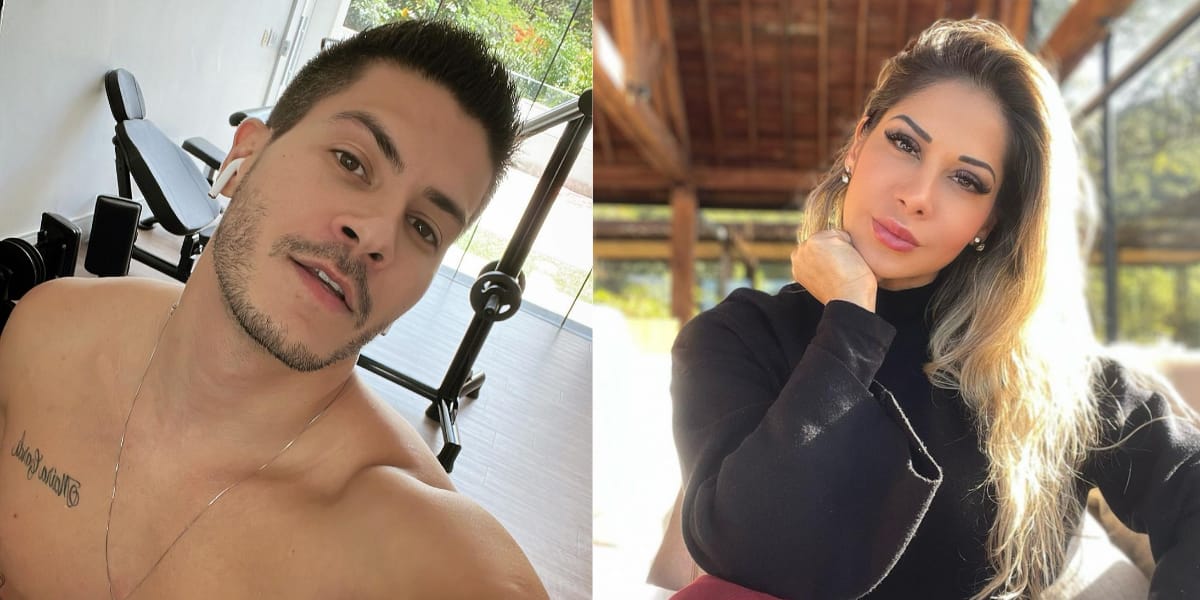 Arthur Aguiar e Maíra Cardi (Reprodução: Montagem TV Foco)